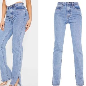 Split Hem Jeans